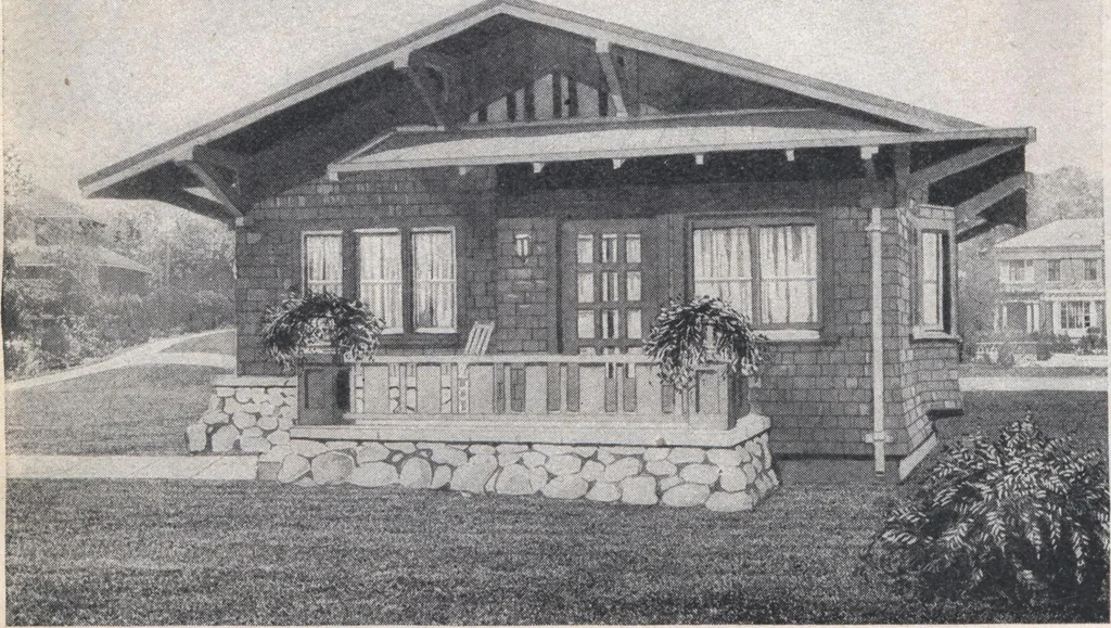 An illustration from Book A-7 of one hundred homes, 1917, leaf 43