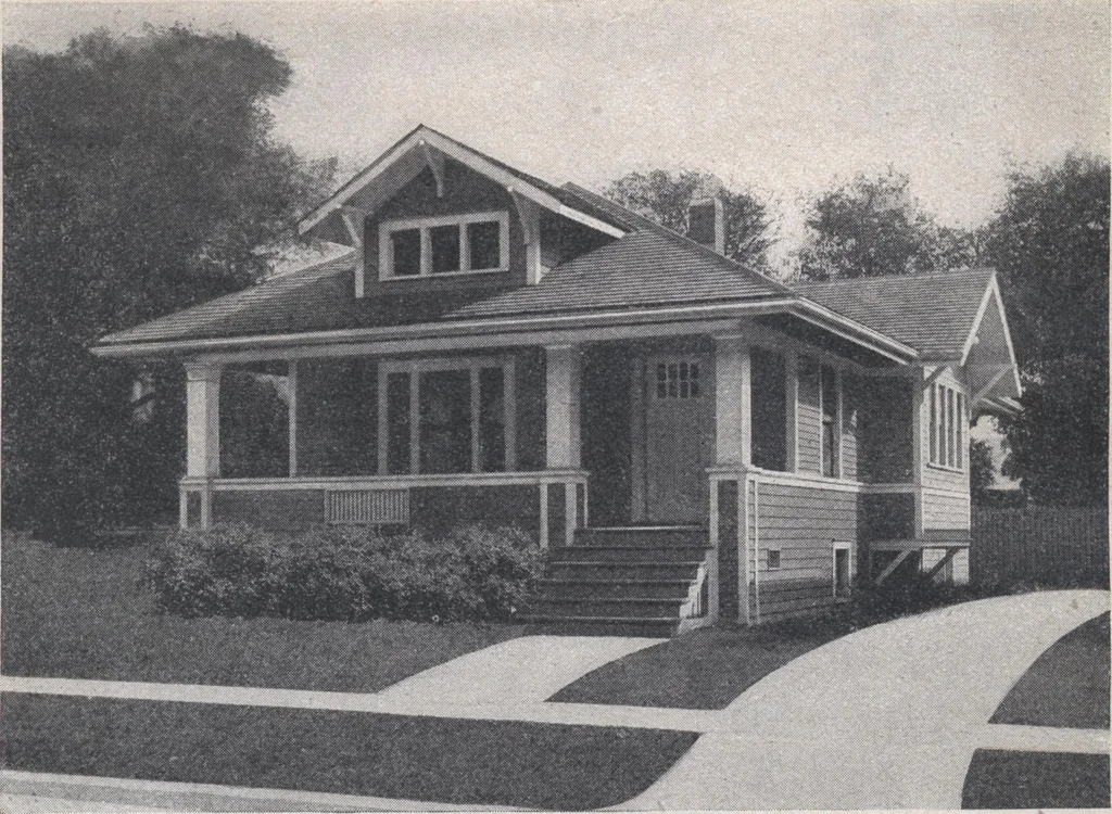 An illustration from Book A-7 of one hundred homes, 1917, leaf 46