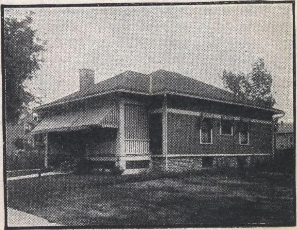 An illustration from Book A-7 of one hundred homes, 1917, leaf 48