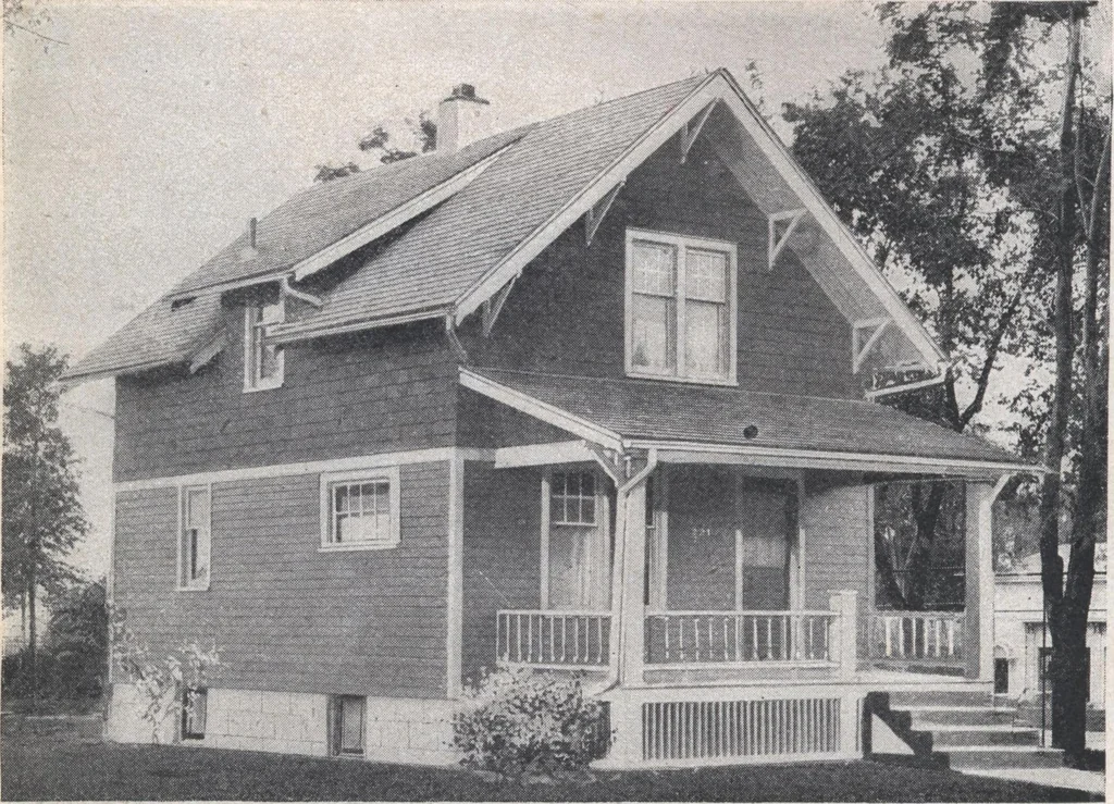 An illustration from Book A-7 of one hundred homes, 1917, leaf 49