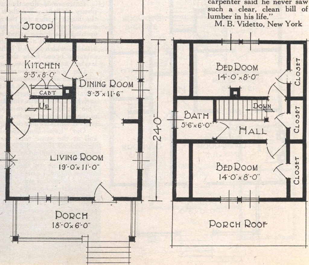 An illustration from Book A-7 of one hundred homes, 1917, leaf 49