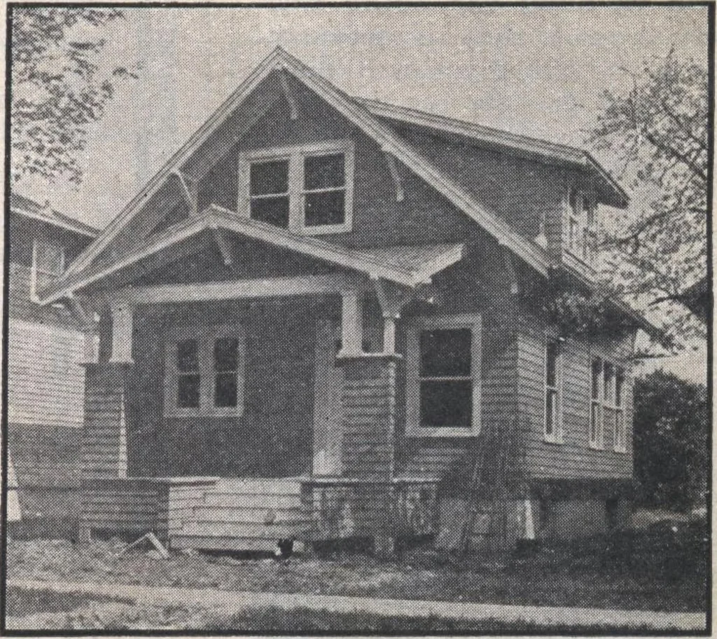 An illustration from Book A-7 of one hundred homes, 1917, leaf 52