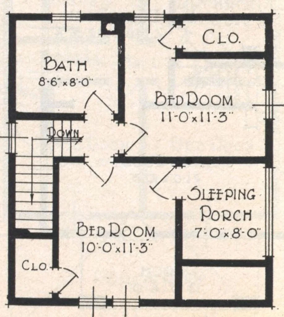 An illustration from Book A-7 of one hundred homes, 1917, leaf 53