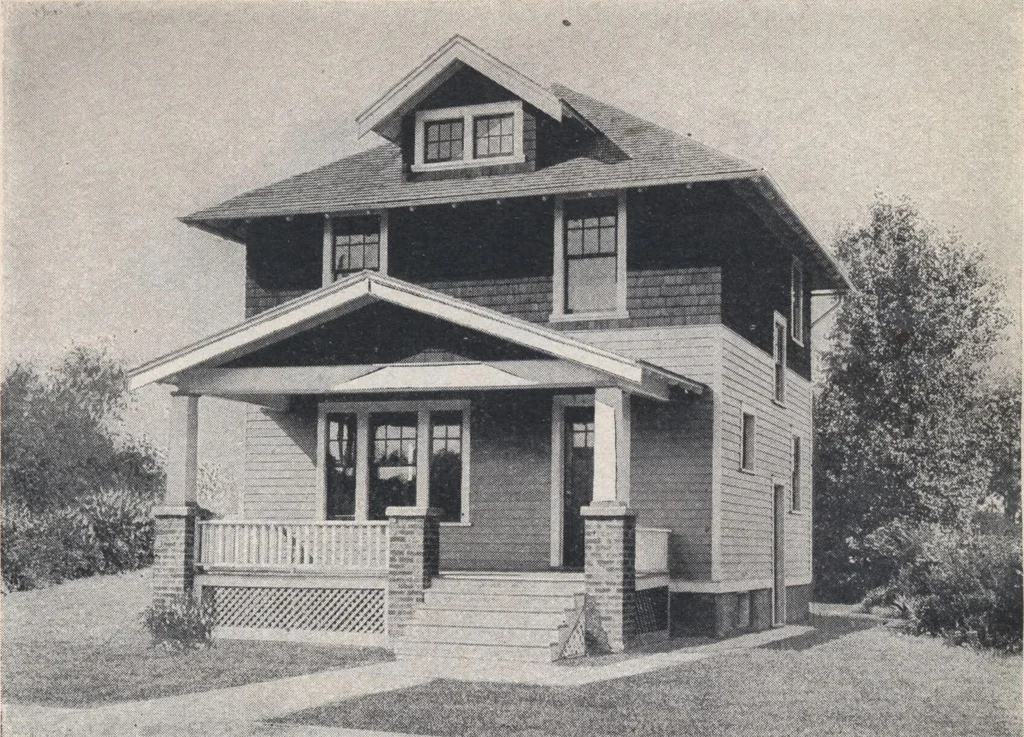 An illustration from Book A-7 of one hundred homes, 1917, leaf 54