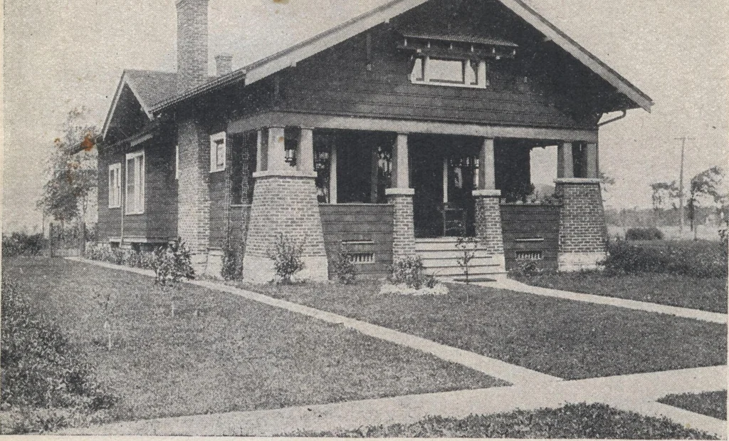 An illustration from Book A-7 of one hundred homes, 1917, leaf 55