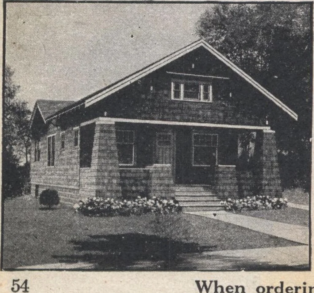 An illustration from Book A-7 of one hundred homes, 1917, leaf 55