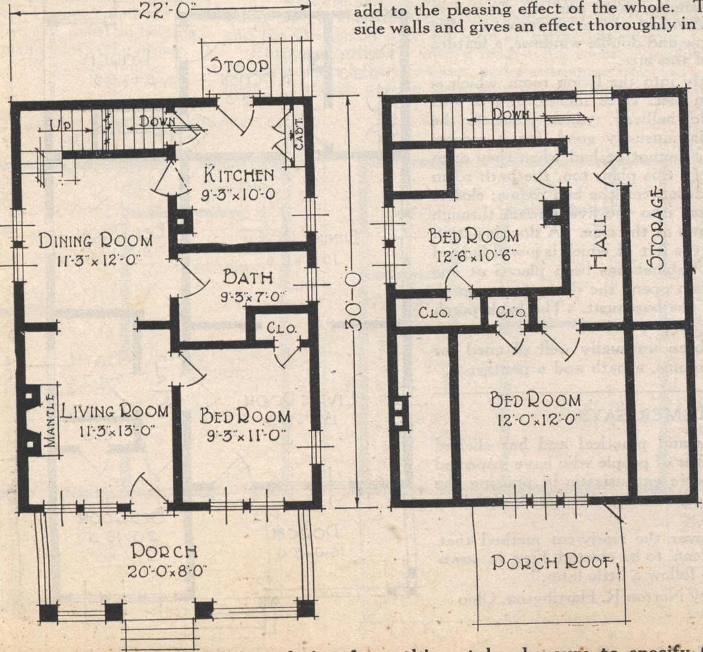 An illustration from Book A-7 of one hundred homes, 1917, leaf 56