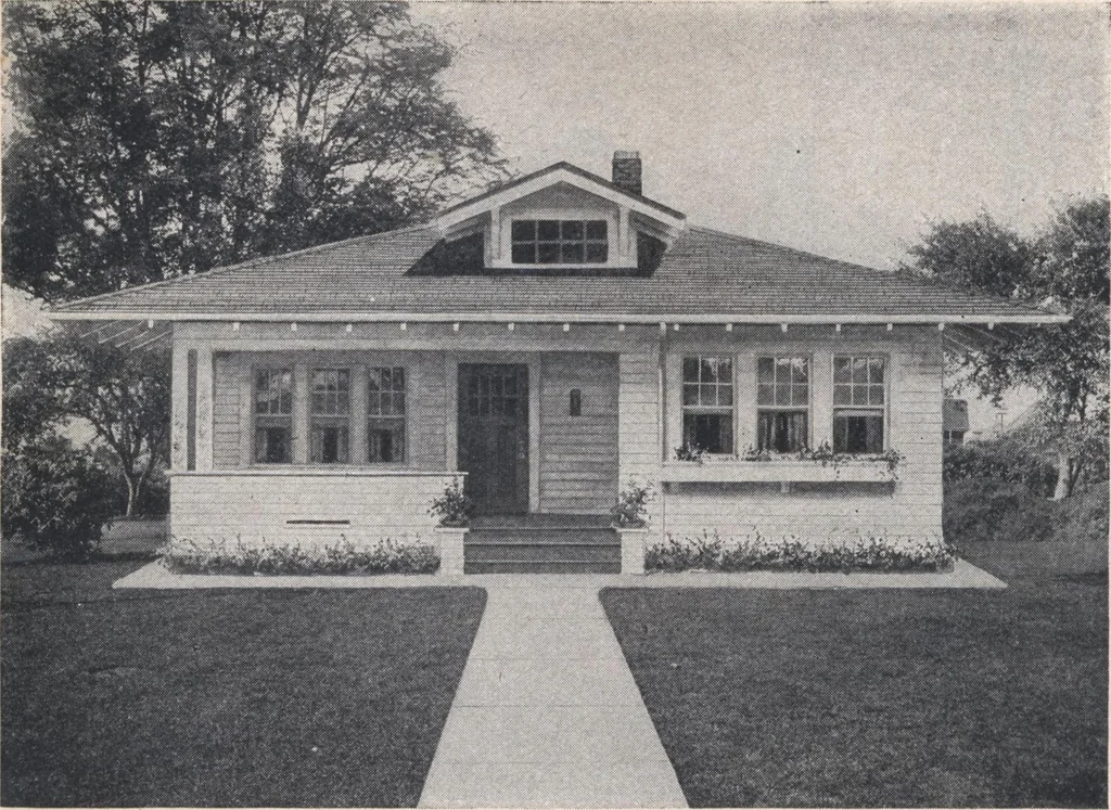 An illustration from Book A-7 of one hundred homes, 1917, leaf 57