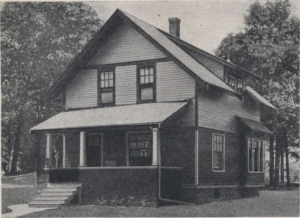 An illustration from Book A-7 of one hundred homes, 1917, leaf 59