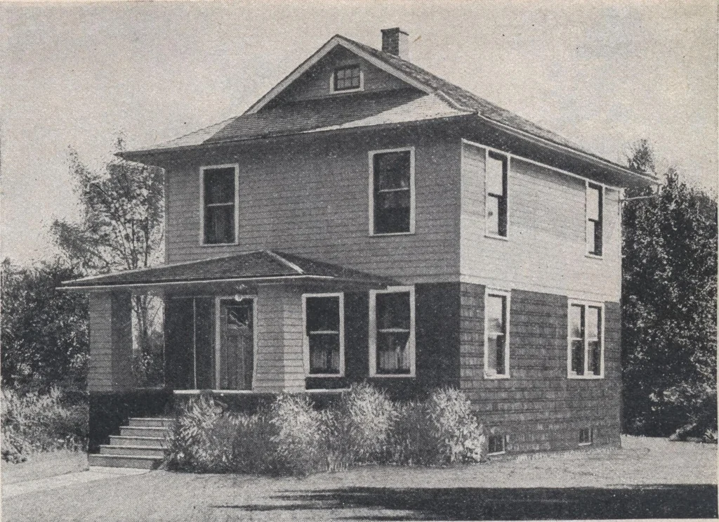 An illustration from Book A-7 of one hundred homes, 1917, leaf 60