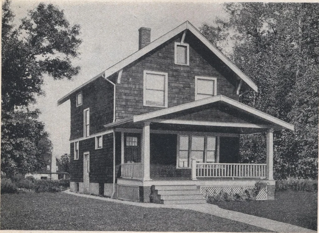 An illustration from Book A-7 of one hundred homes, 1917, leaf 61