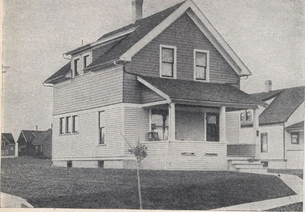 An illustration from Book A-7 of one hundred homes, 1917, leaf 63
