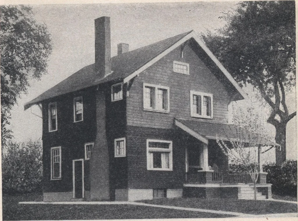 An illustration from Book A-7 of one hundred homes, 1917, leaf 64