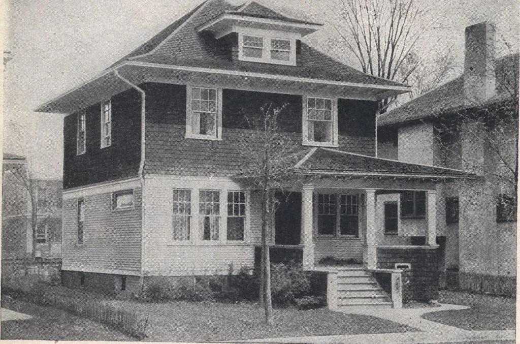 An illustration from Book A-7 of one hundred homes, 1917, leaf 65