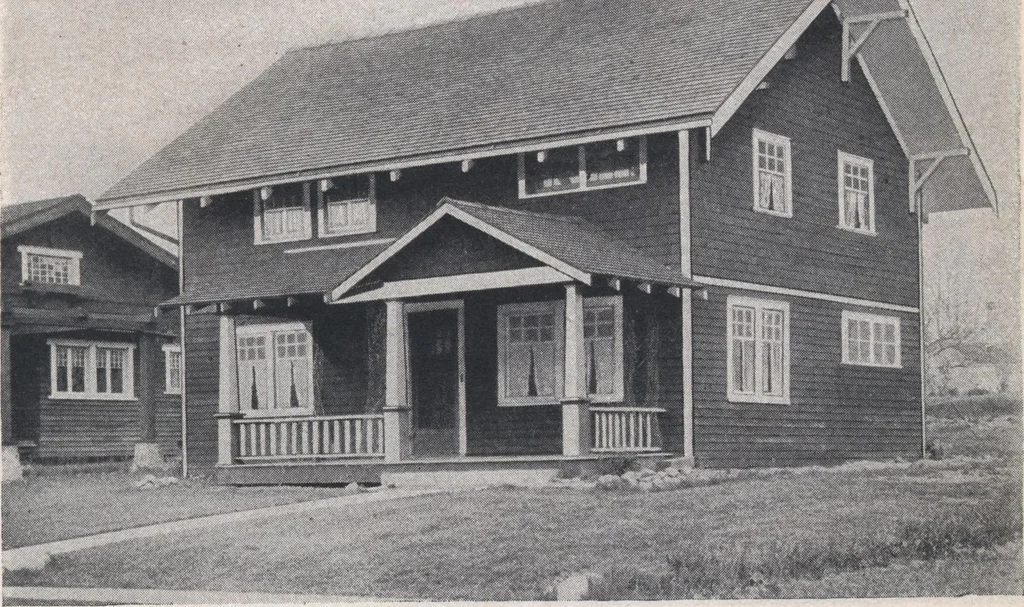 An illustration from Book A-7 of one hundred homes, 1917, leaf 66