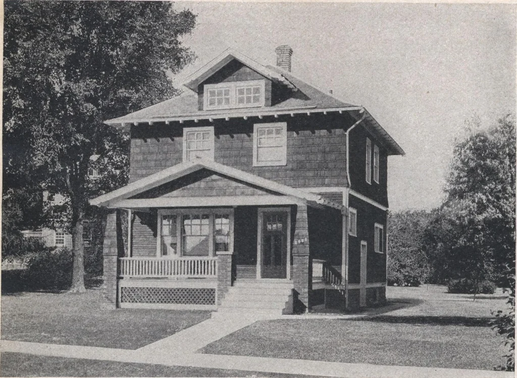 An illustration from Book A-7 of one hundred homes, 1917, leaf 67