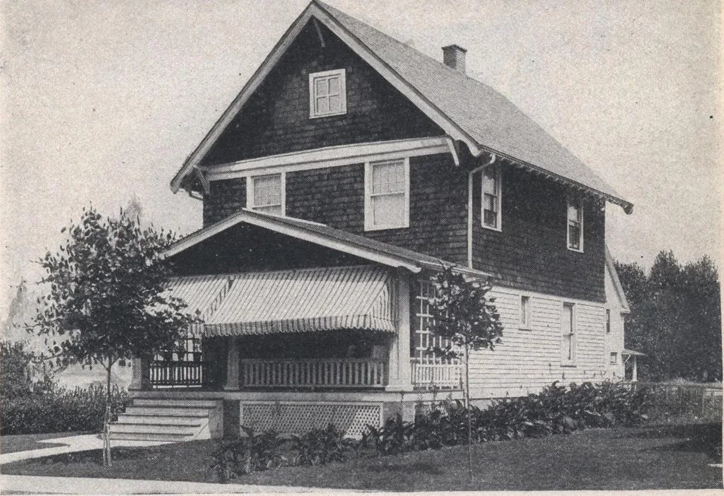 An illustration from Book A-7 of one hundred homes, 1917, leaf 68
