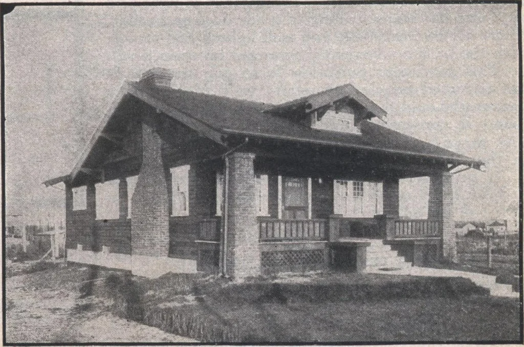 An illustration from Book A-7 of one hundred homes, 1917, leaf 74