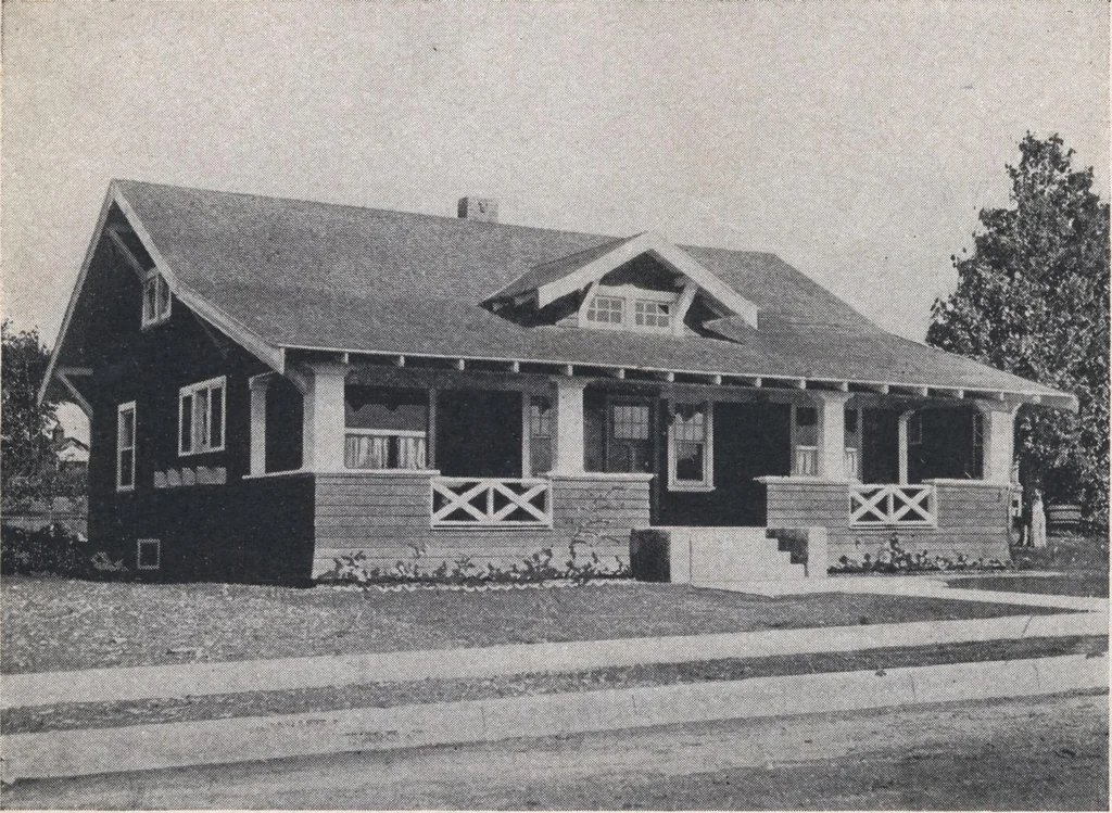 An illustration from Book A-7 of one hundred homes, 1917, leaf 75