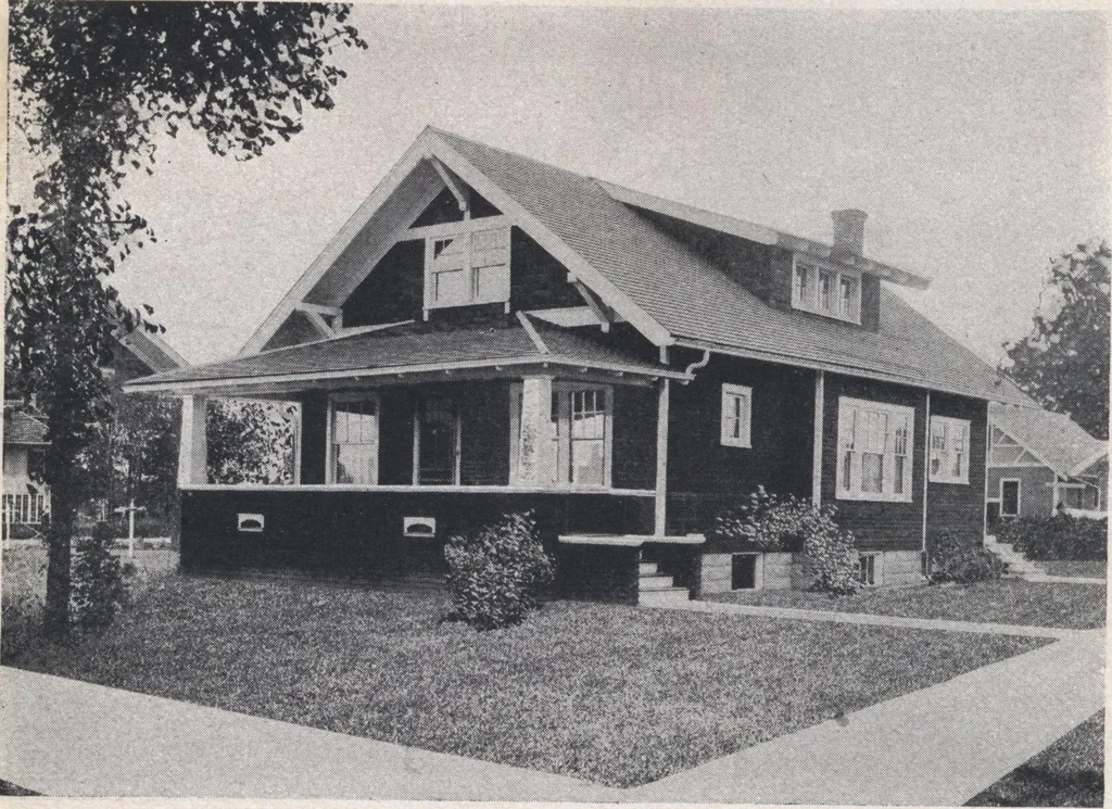 An illustration from Book A-7 of one hundred homes, 1917, leaf 77
