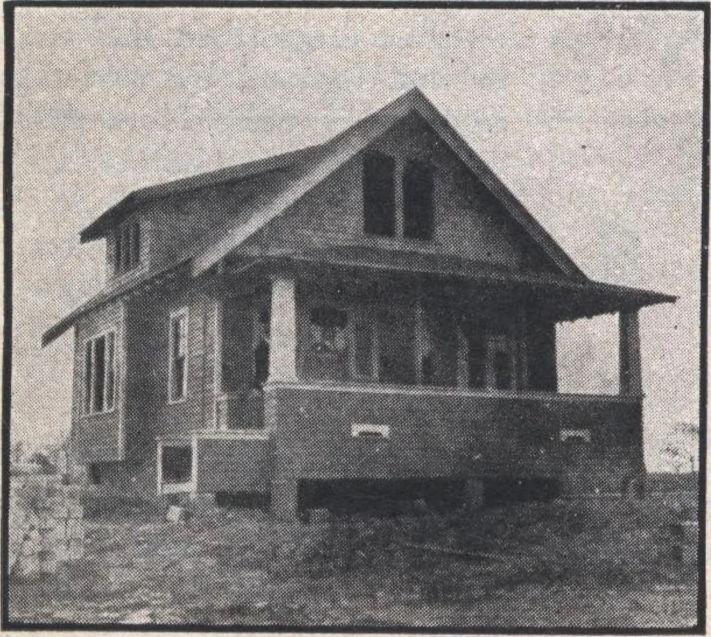 An illustration from Book A-7 of one hundred homes, 1917, leaf 77
