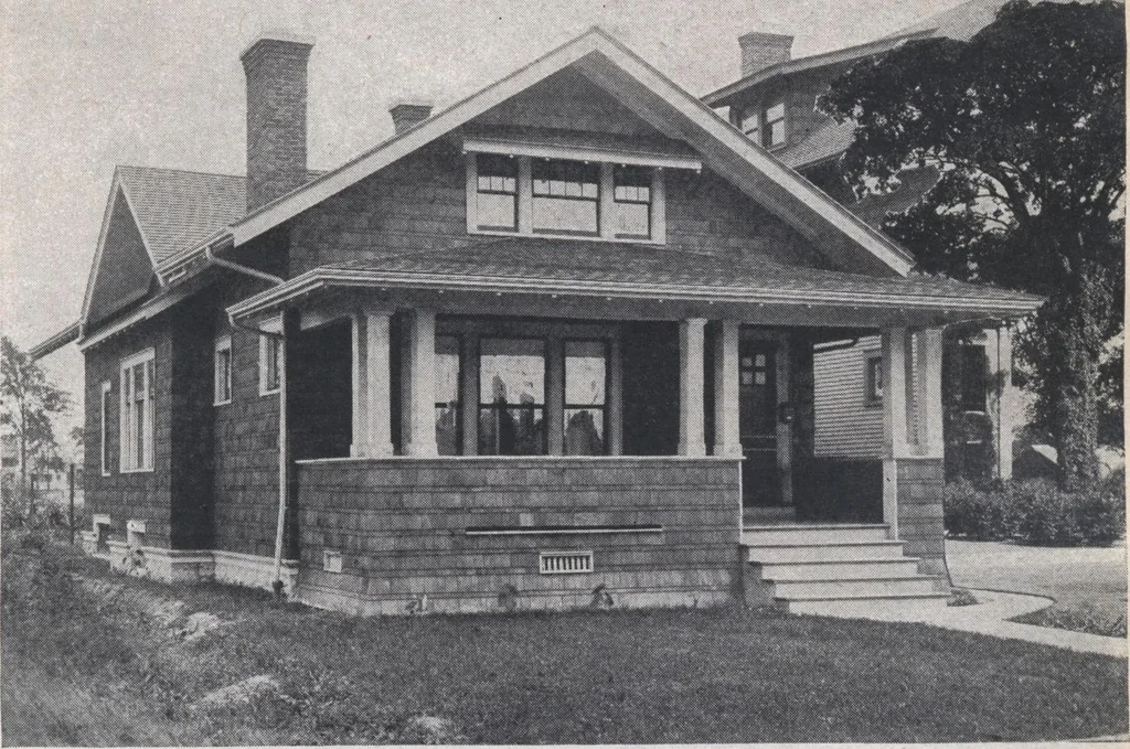 An illustration from Book A-7 of one hundred homes, 1917, leaf 84