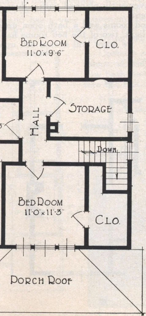 An illustration from Book A-7 of one hundred homes, 1917, leaf 84