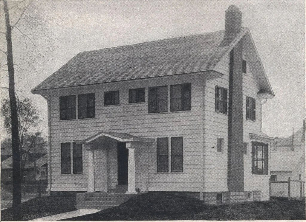 An illustration from Book A-7 of one hundred homes, 1917, leaf 85