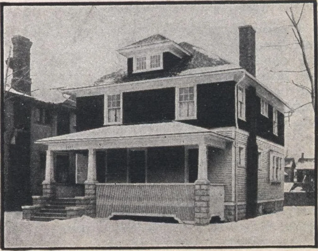 An illustration from Book A-7 of one hundred homes, 1917, leaf 86