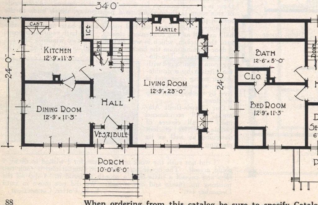 An illustration from Book A-7 of one hundred homes, 1917, leaf 89