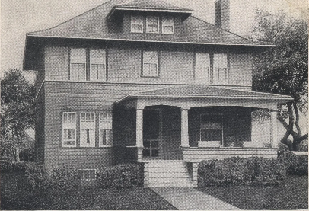 An illustration from Book A-7 of one hundred homes, 1917, leaf 90