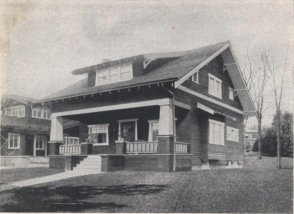 An illustration from Book A-7 of one hundred homes, 1917, leaf 91