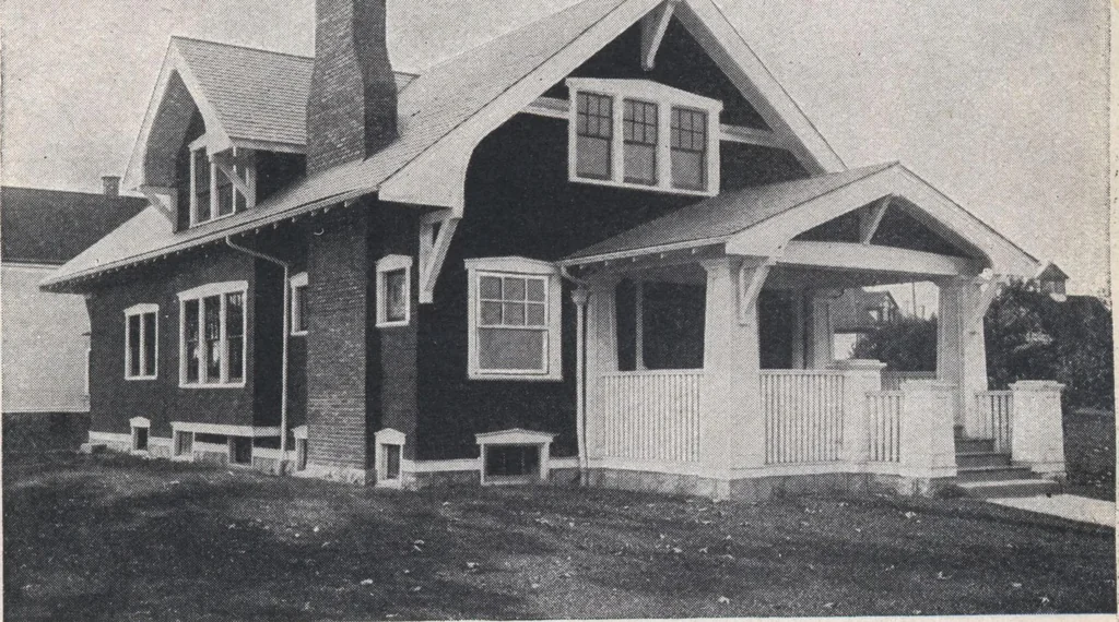 An illustration from Book A-7 of one hundred homes, 1917, leaf 94