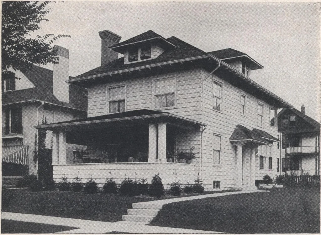 An illustration from Book A-7 of one hundred homes, 1917, leaf 95