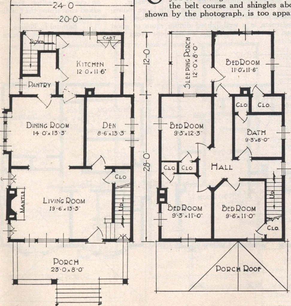 An illustration from Book A-7 of one hundred homes, 1917, leaf 96