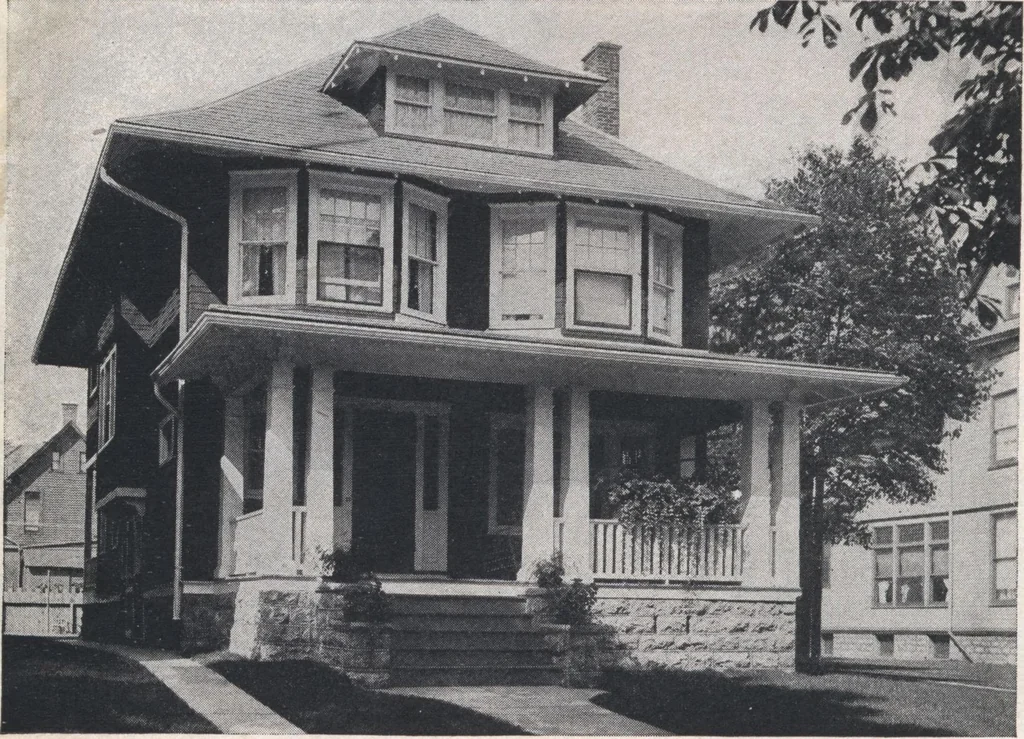 An illustration from Book A-7 of one hundred homes, 1917, leaf 97