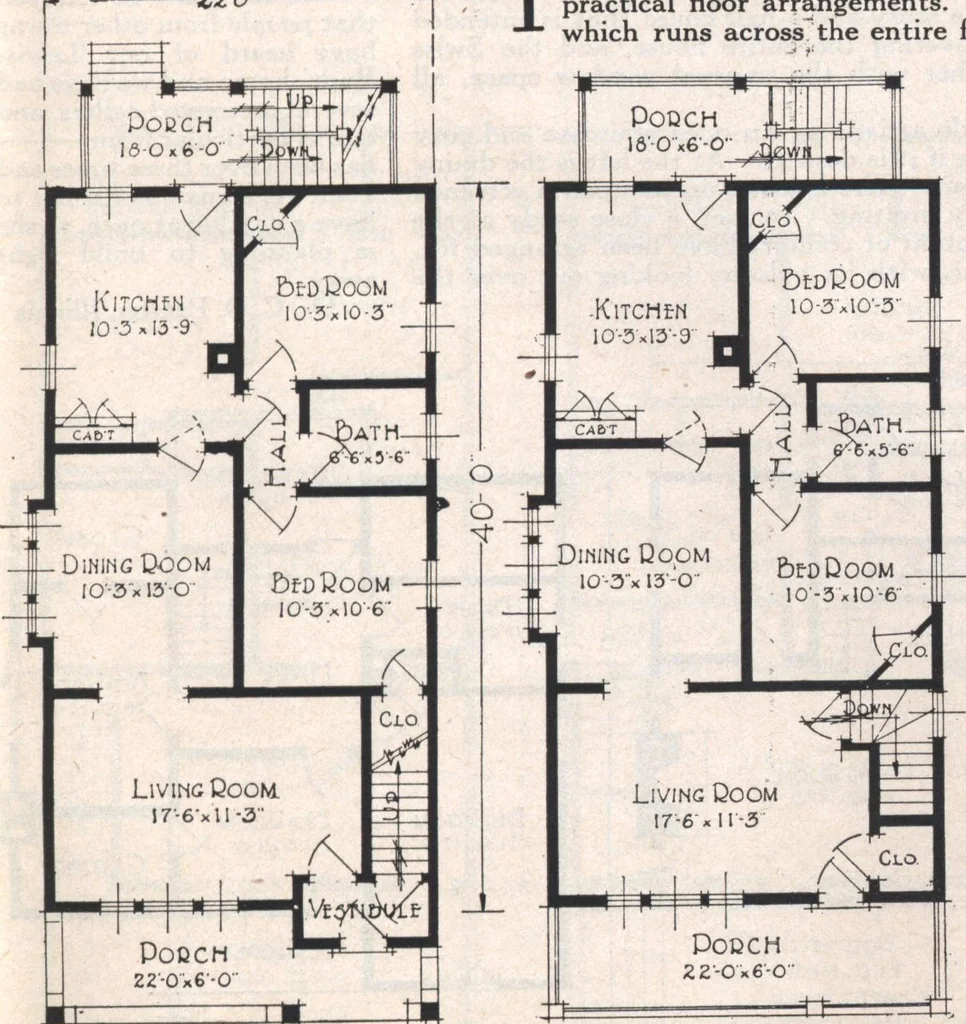 An illustration from Book A-7 of one hundred homes, 1917, leaf 98
