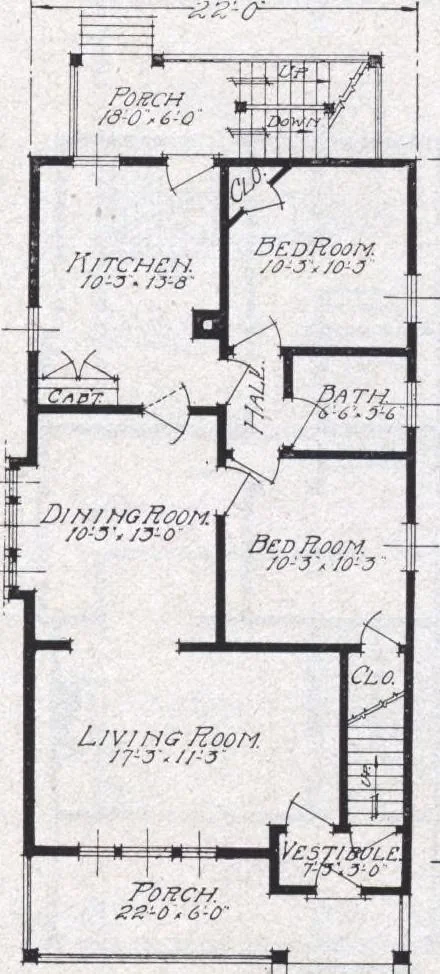 An illustration from Book A-6 of one hundred homes, 1915, leaf 102