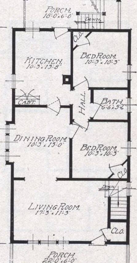 An illustration from Book A-6 of one hundred homes, 1915, leaf 102