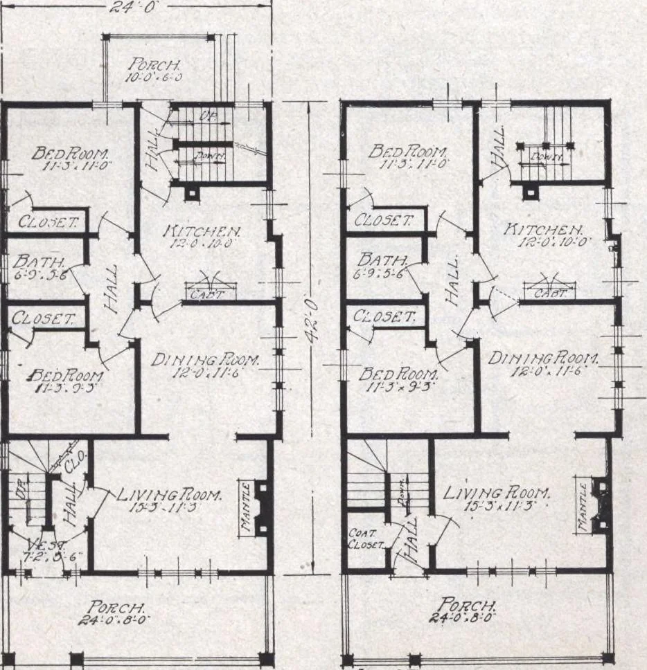 An illustration from Book A-6 of one hundred homes, 1915, leaf 103