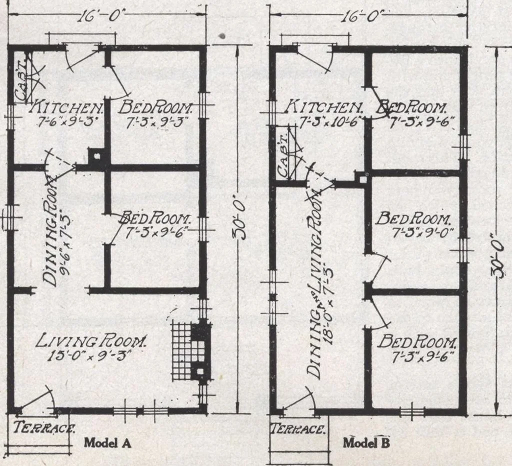 An illustration from Book A-6 of one hundred homes, 1915, leaf 13