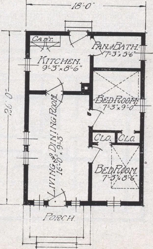 An illustration from Book A-6 of one hundred homes, 1915, leaf 14