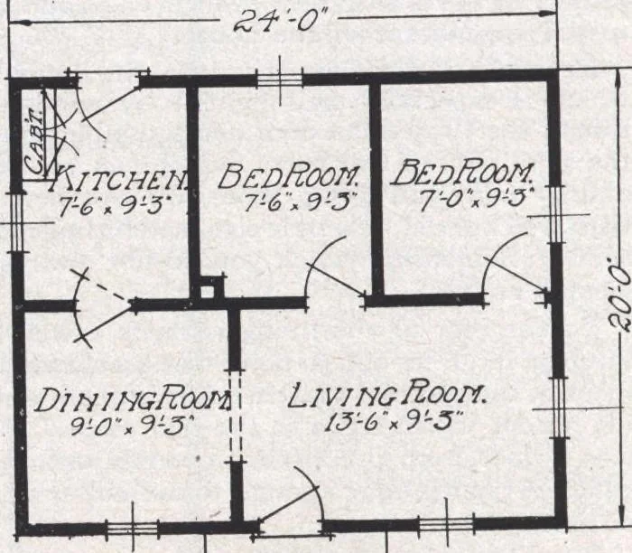 An illustration from Book A-6 of one hundred homes, 1915, leaf 15