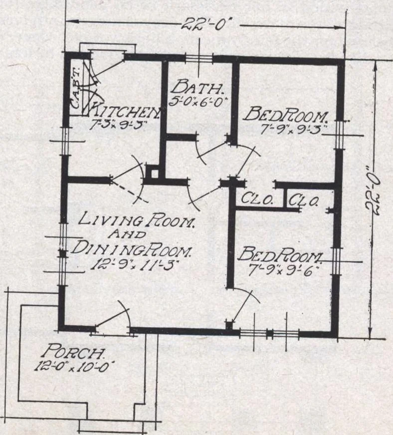 An illustration from Book A-6 of one hundred homes, 1915, leaf 16