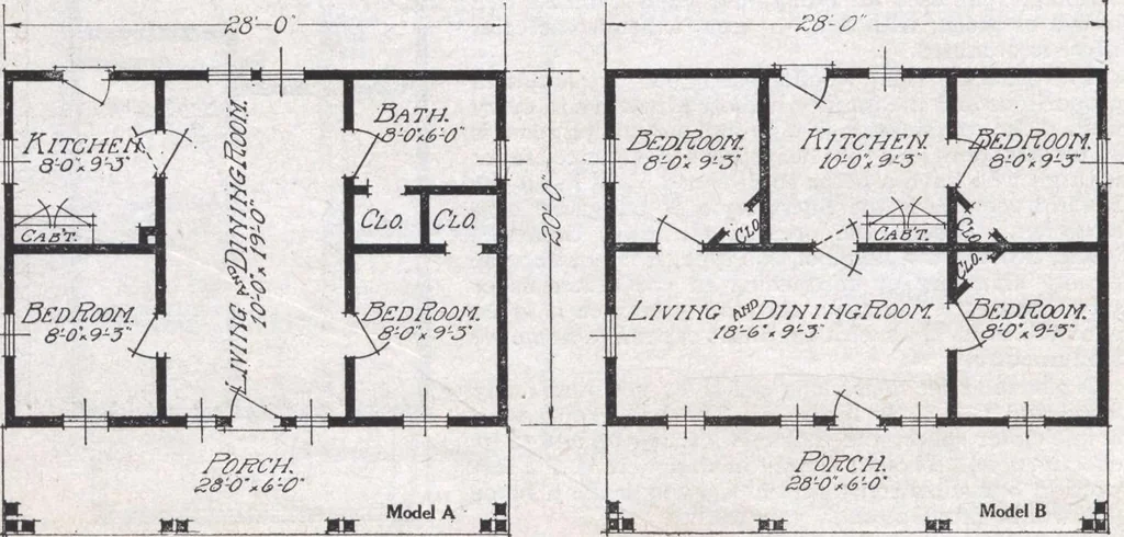 An illustration from Book A-6 of one hundred homes, 1915, leaf 21