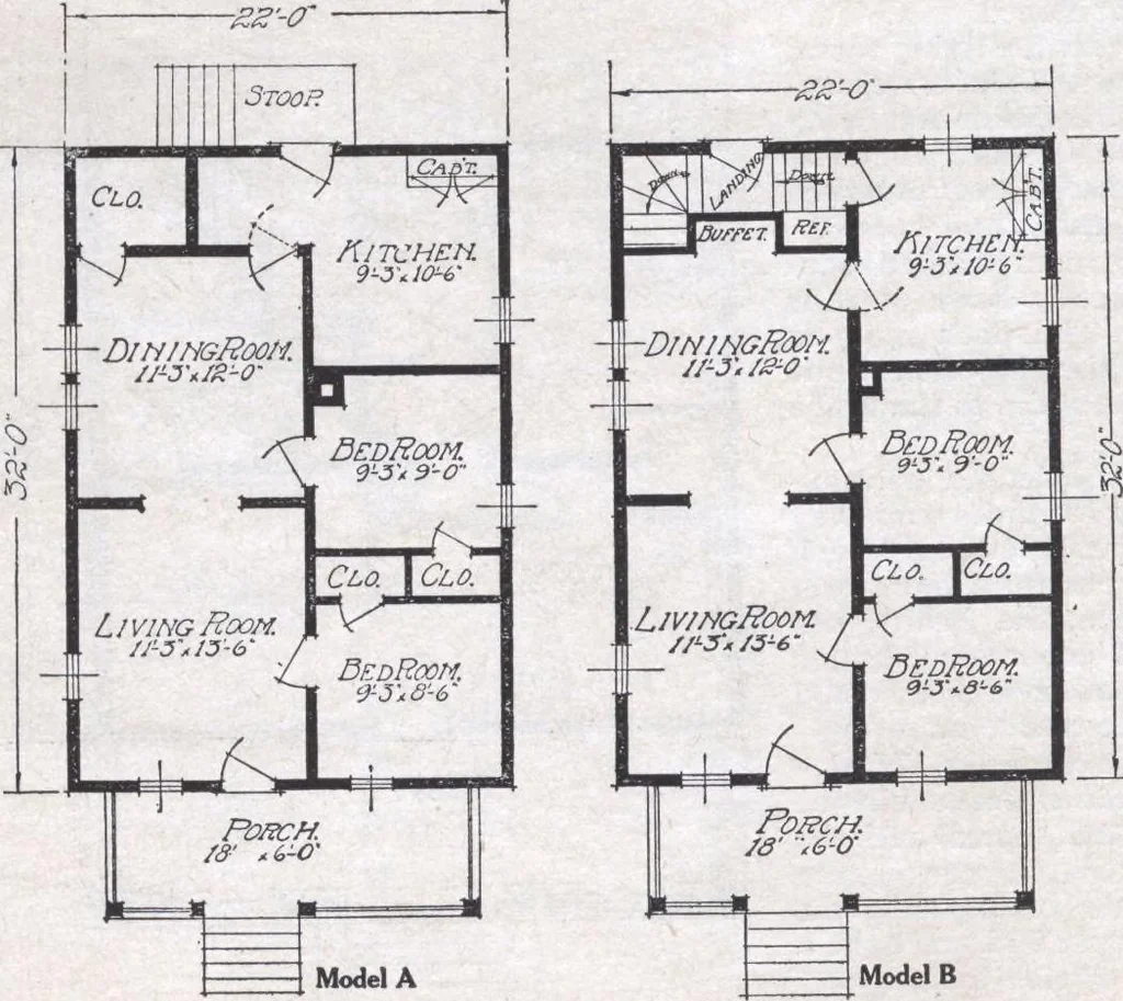 An illustration from Book A-6 of one hundred homes, 1915, leaf 29
