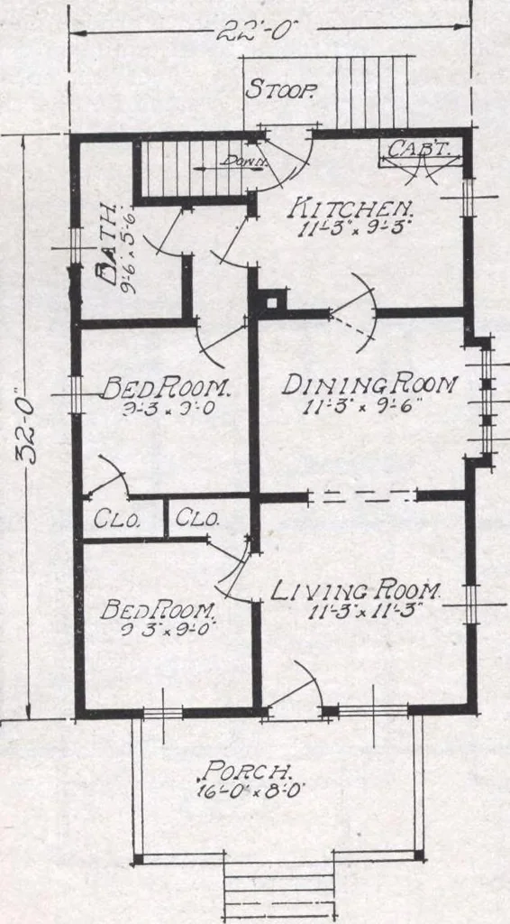 An illustration from Book A-6 of one hundred homes, 1915, leaf 31