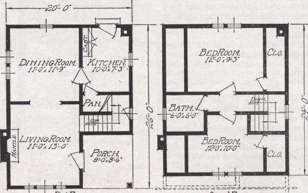 An illustration from Book A-6 of one hundred homes, 1915, leaf 33