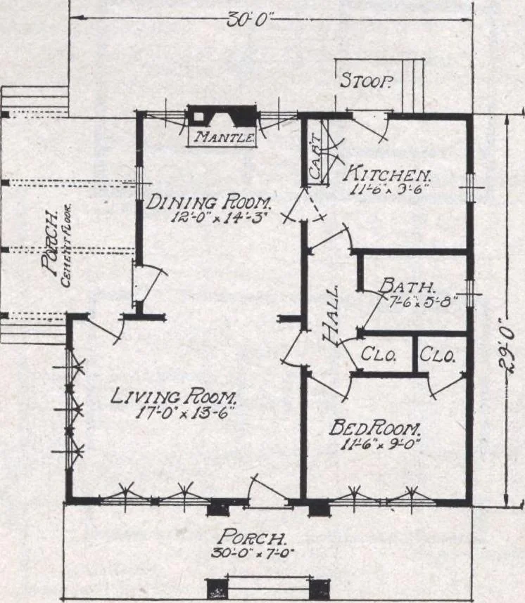 An illustration from Book A-6 of one hundred homes, 1915, leaf 35
