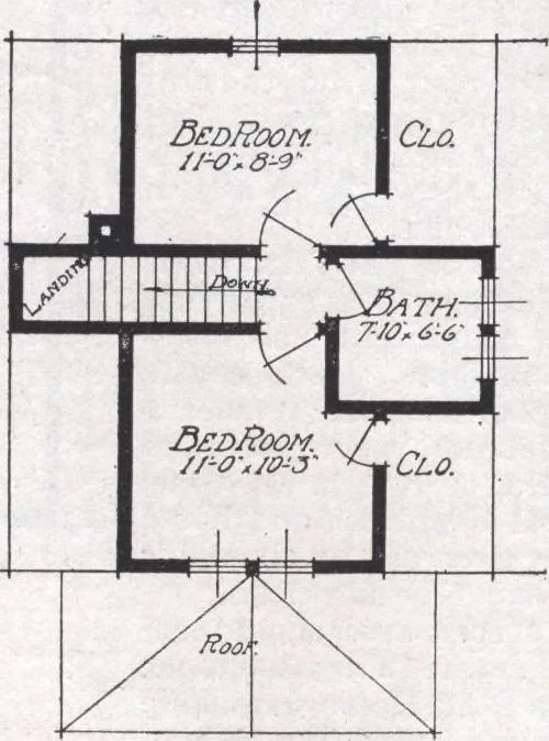 An illustration from Book A-6 of one hundred homes, 1915, leaf 39
